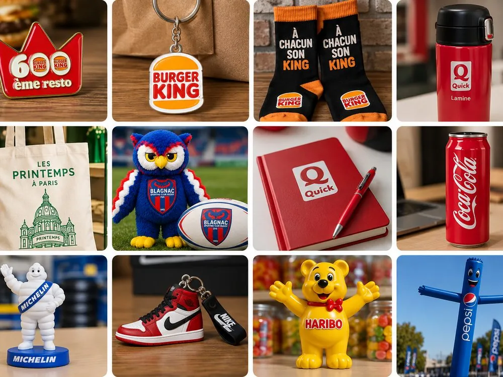 Objets publicitaires et textile personnalisés conçus par Spirit Events
